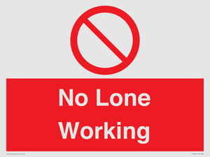 No Lone Working